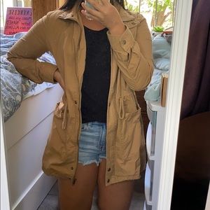 Tan Trench coat/jacket